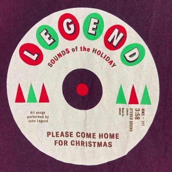 John Legend Sounds of the Holiday Christmas Shirt Unisex Size Medium Concert Red - Picture 6 of 10